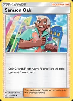 Samson Oak card in English