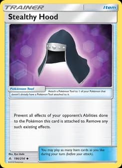Stealthy Hood card in English