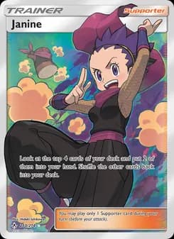 Janine card in English