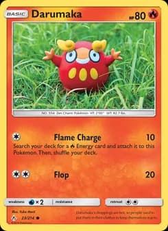 Darumaka card in English