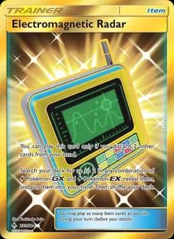 Electromagnetic Radar card in English