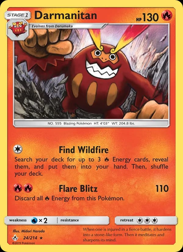 Darmanitan card in English