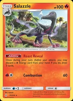 Salazzle card in English