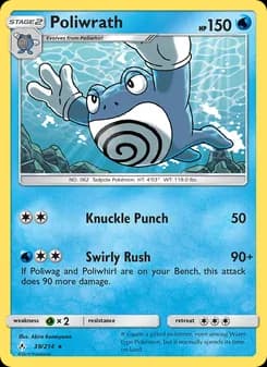 Poliwrath card in English