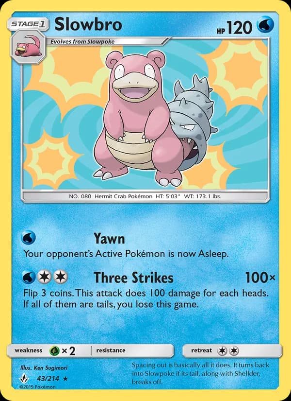 Slowbro card in English