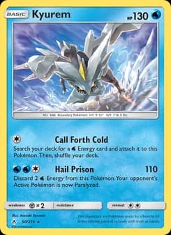 Kyurem card in English