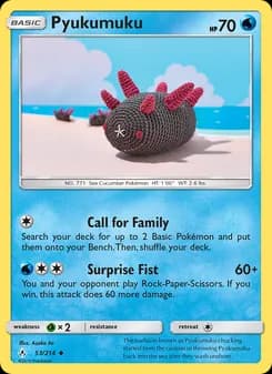 Pyukumuku card in English