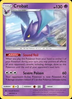Crobat card in English