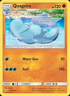Quagsire card in English