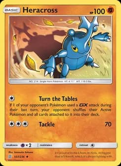 Heracross card in English