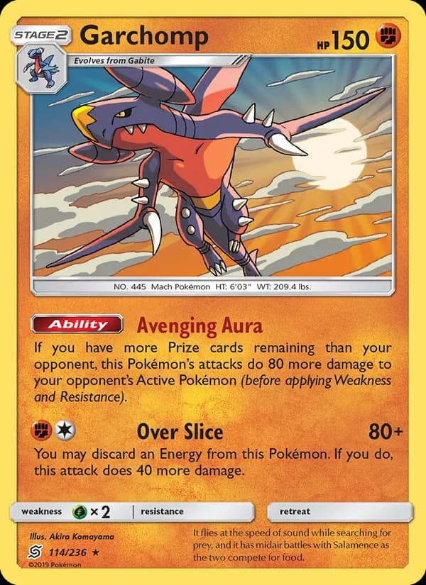 Garchomp card in English