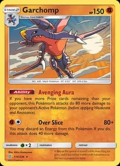 Garchomp card in English