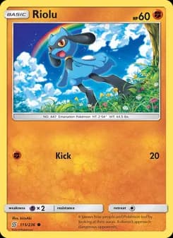 Riolu card in English