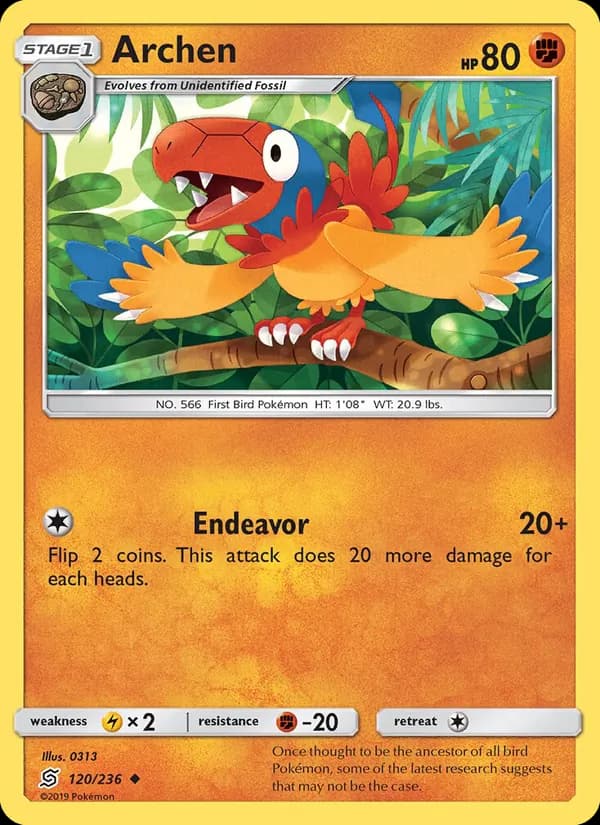 Archen card in English