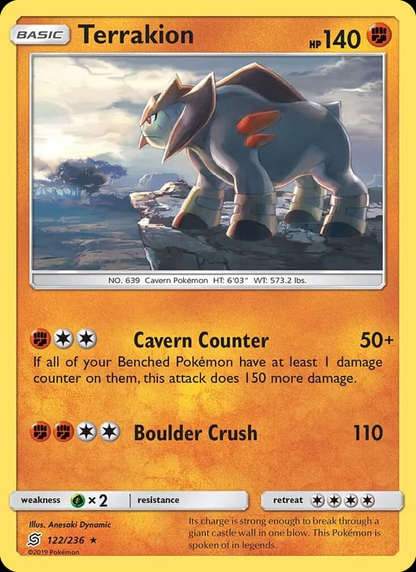 Terrakion card in English