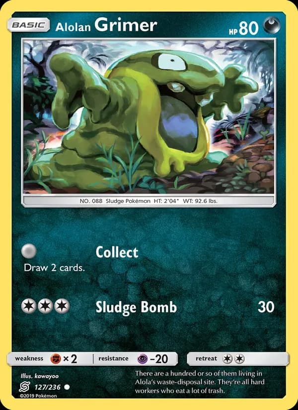 Alolan Grimer card in English