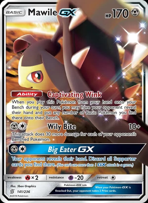 Mawile GX card in English