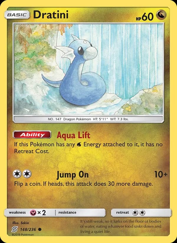 Dratini card in English