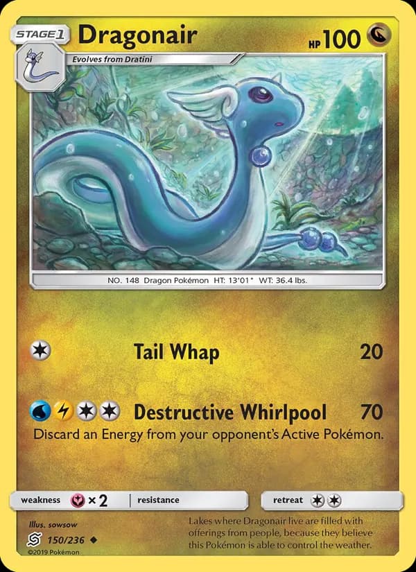 Dragonair card in English