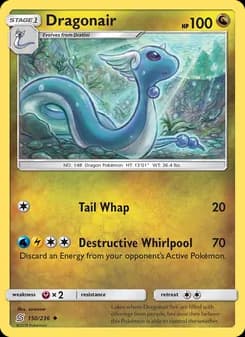Dragonair card in English