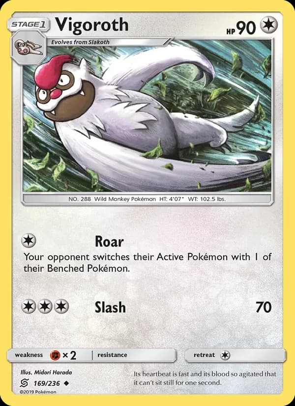 Vigoroth card in English