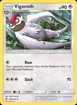 Vigoroth card in English