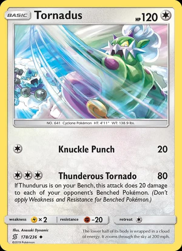 Tornadus card in English