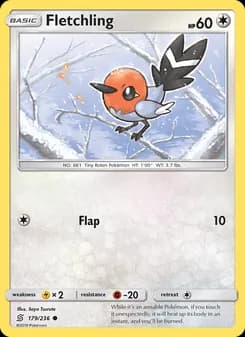 Fletchling card in English