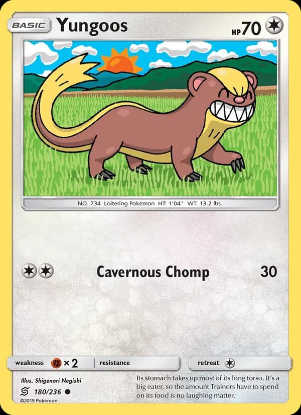Yungoos card in English
