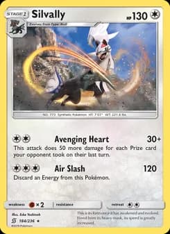 Silvally card in English