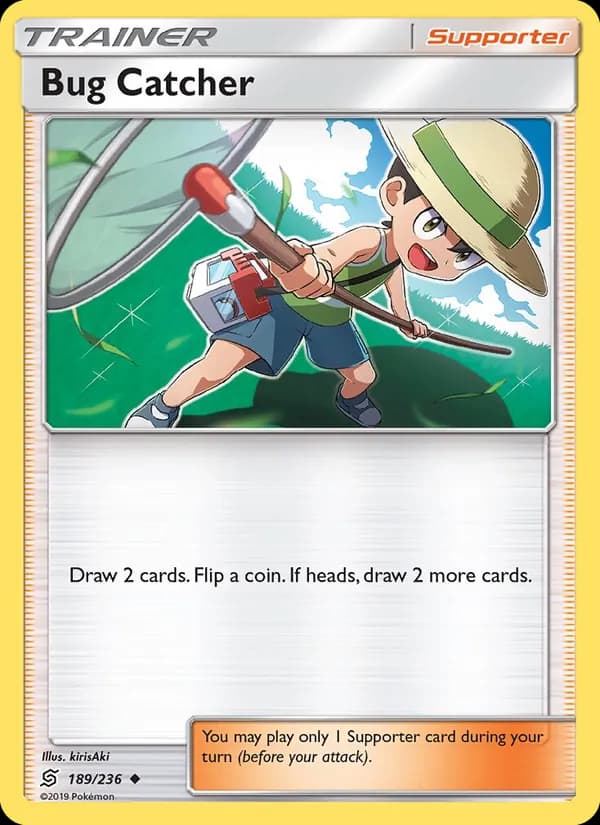 Bug Catcher card in English
