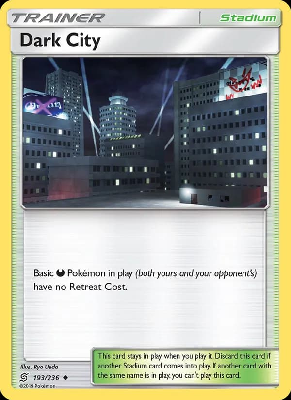 Dark City card in English