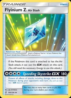 Flyinium Z: Air Slash card in English