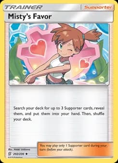Misty’s Favor card in English