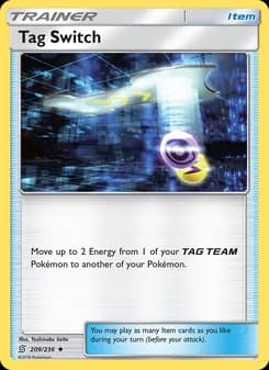 Tag Switch card in English
