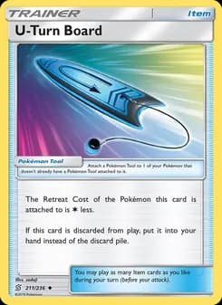 U-Turn Board card in English