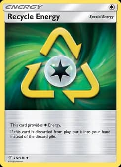 Recycle Energy card in English