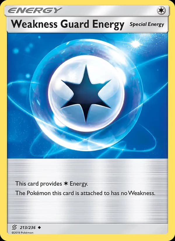 Weakness Guard Energy card in English