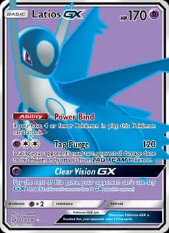 Latios GX card in English