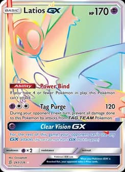 Latios GX card in English