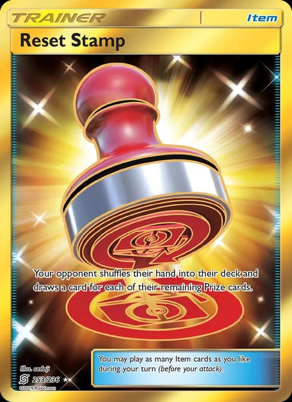 Reset Stamp card in English
