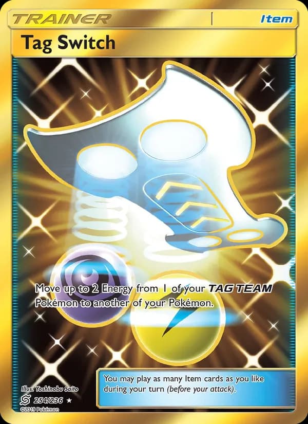 Tag Switch card in English