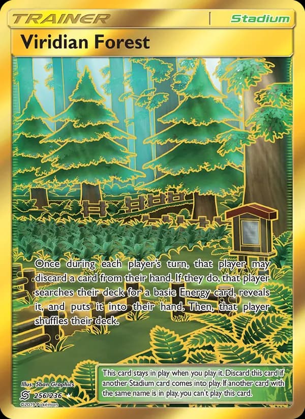 Viridian Forest card in English