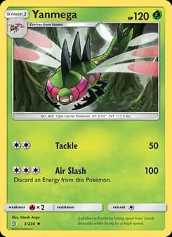 Yanmega card in English