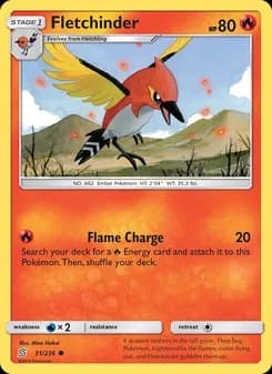 Fletchinder card in English