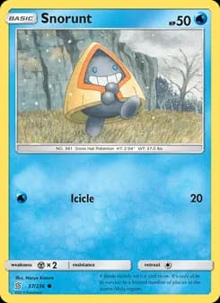 Snorunt card in English