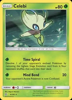 Celebi card in English