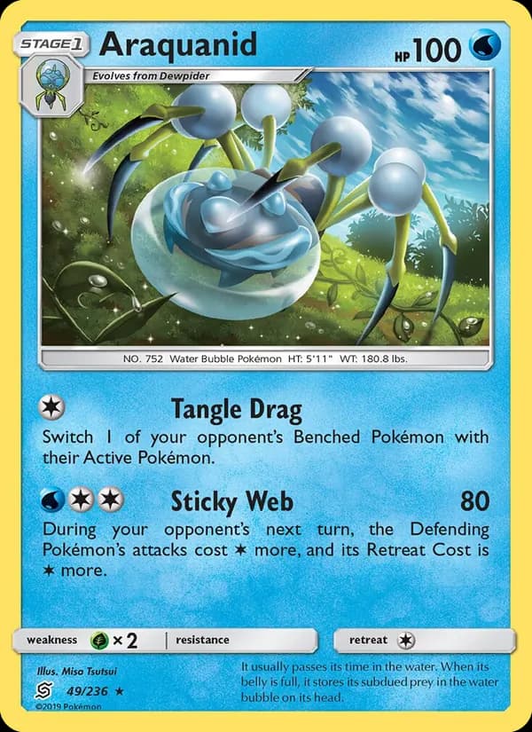 Araquanid card in English