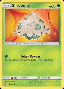 Shroomish card in English