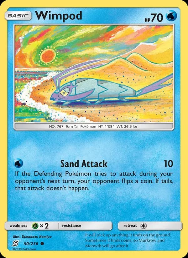 Wimpod card in English